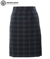 Skirt - Navy/Bottle Tartan (Aparima)-aparima-college-THE U SHOP - Invercargill
