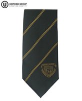Tie - Black/Gold (Aparima)-aparima-college-THE U SHOP - Invercargill