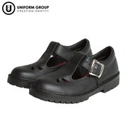 Shoes - Rio T Bar - Black Junior-central-southland-college-THE U SHOP - Invercargill