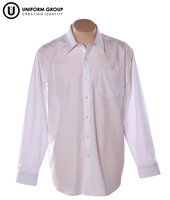 Shirt L/S - White-james-hargest-college-THE U SHOP - Invercargill