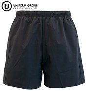 PE Shorts - Black-james-hargest-college-THE U SHOP - Invercargill